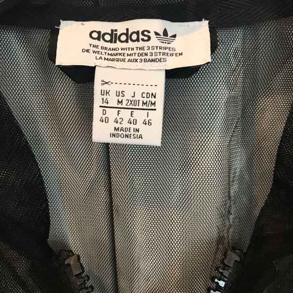 3 Stripe Tulle Black Track Jacket 
